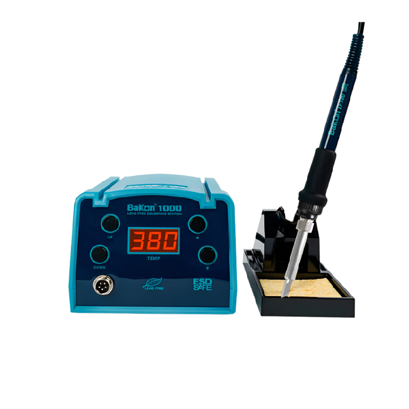 Bakon BK1000 soldering iron tip and stand