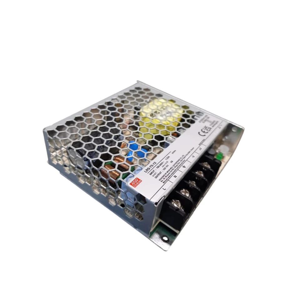 LRS-75-12 Meanwell SMPS - 12V - 6A 72W