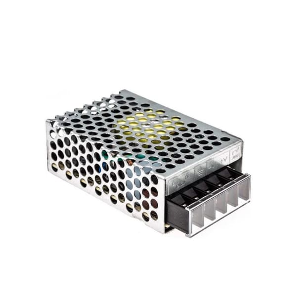 Enclosed MeanWell RS-25-12 switching supply