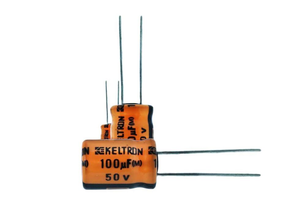 100uF 50V Aluminum Electrolytic Capacitor