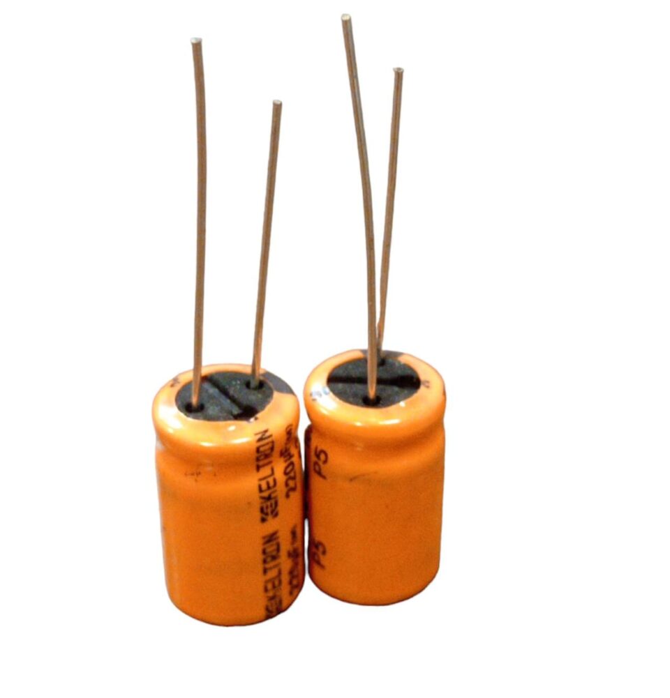 220uF 100V Aluminum Electrolytic Capacitor