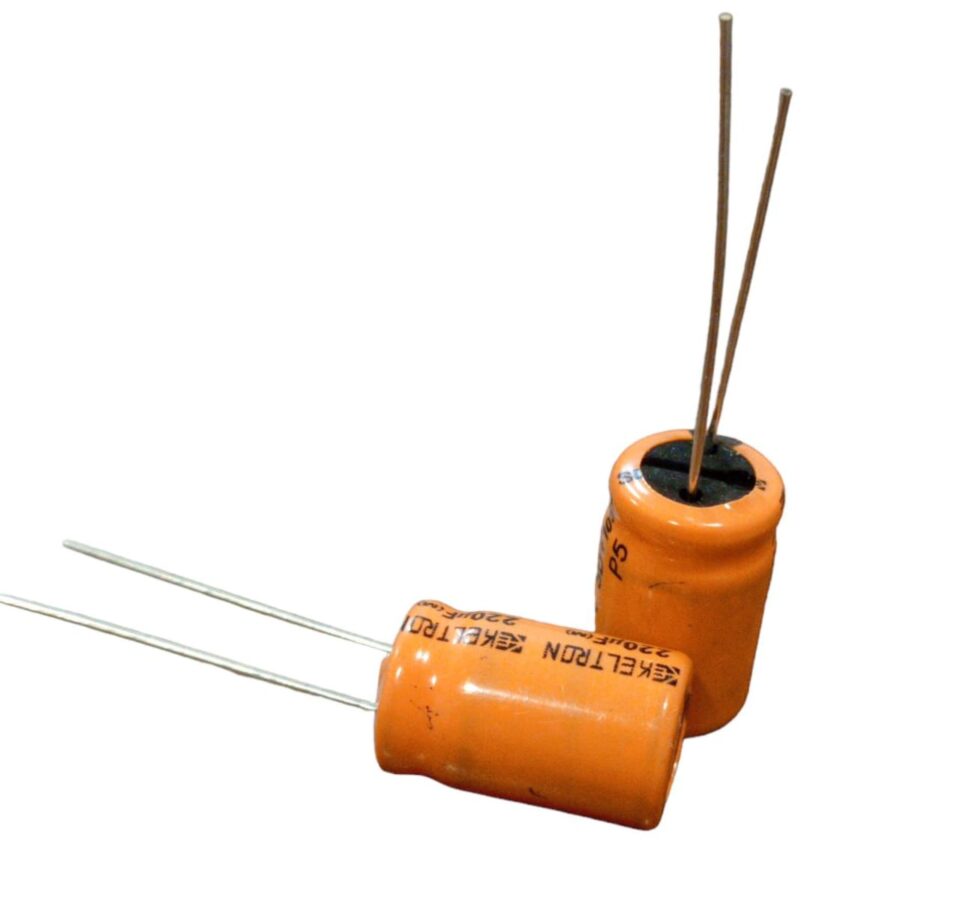 220uF 35V Aluminum Electrolytic Capacitor