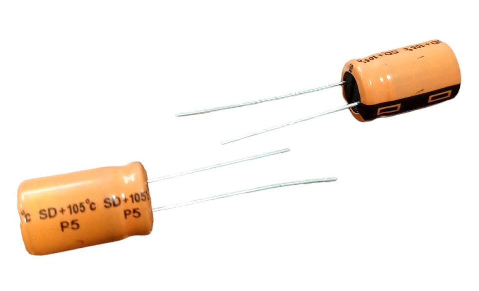 220uF 50V Aluminum Electrolytic Capacitor