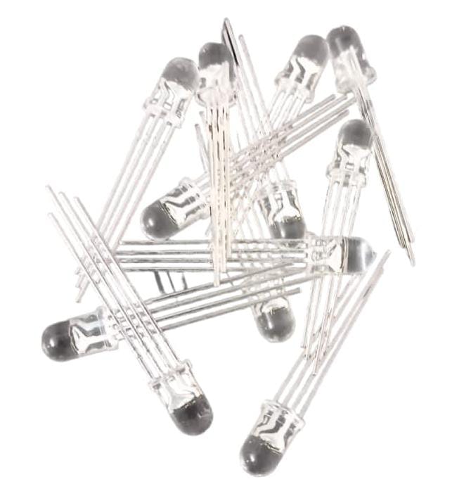 5mm Round RGB LED 4Pin Through Hole Common Anode LED