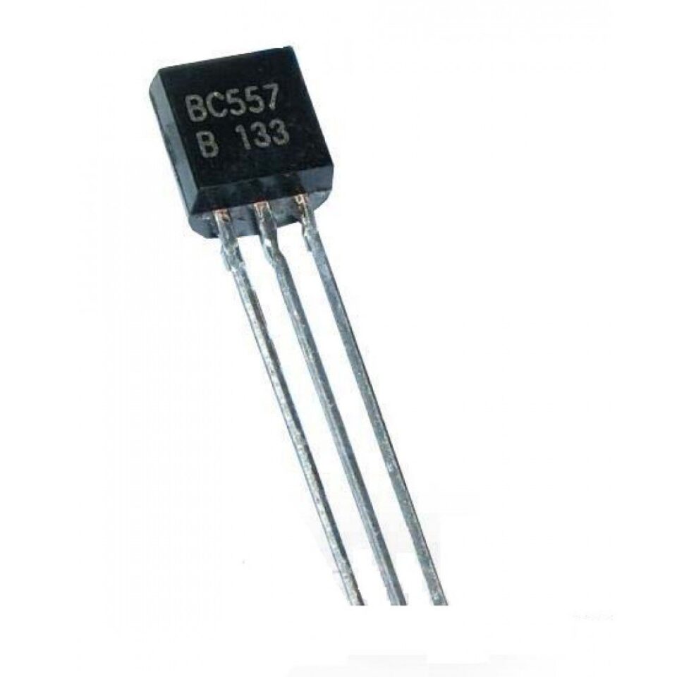 BC557 PNP Transistor (BJT) 45V 100mA TO-92