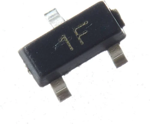 BC847 NPN Transistor (BJT) 45V 100mA TO-236AB SMD