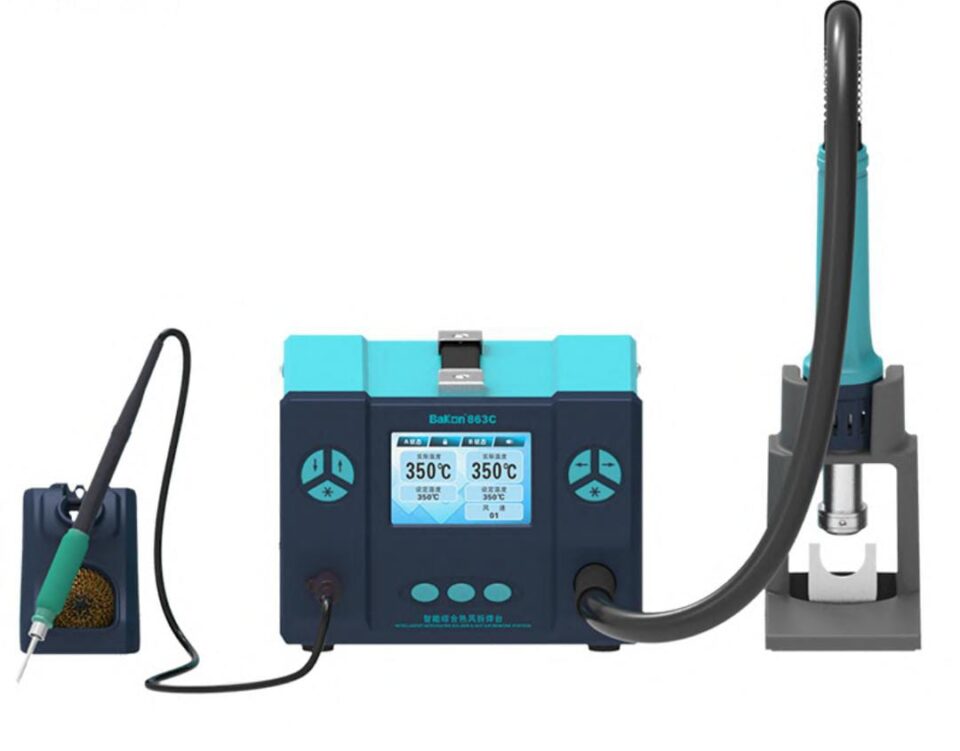 BK863C Intelligent Dual-Controller Hot Air Desoldering Station